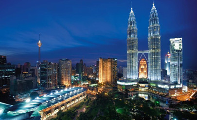 Аэро тур над Куала Лумпуром в Малайзии