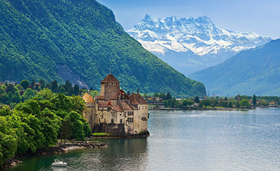 Швейцарская Ривьера: Лозанна, Вёве, Монтре, Шильонский замок в Швейцарии