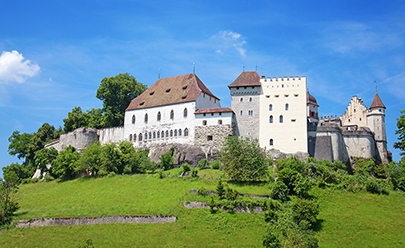 Ленцбург + замок Ленцбург в Швейцарии