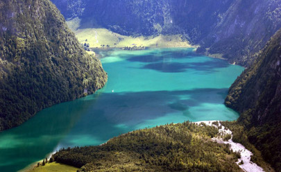 Озеро Кенигсзее в Германии