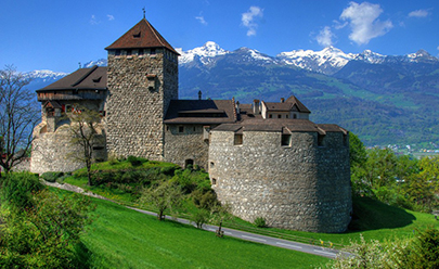Княжество Лихтенштайн (Вадуц) в Швейцарии