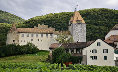 Замок д’Эгль в Швейцарии